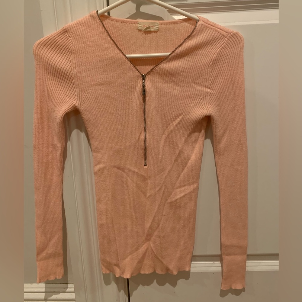 Ambiance Slim fit/zip up shirt